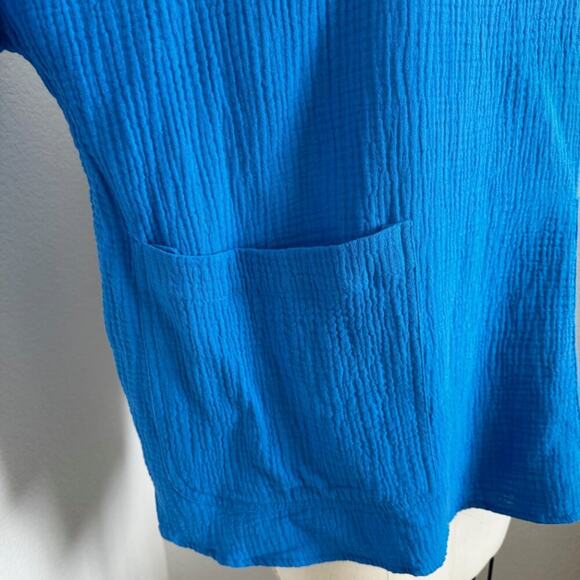 Jones & Co. - NWOT Cotton Gauze Summer Blouse size XL - Picture 6 of 10